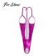 thumbnail image 2 of Sexy Women Wetlook Lingerie Patent Leather Body Suit Open Bust Backless Crotchless Jumpsuit Sex Sleepwear Nightwear BodystockingOne Size Gong Bohan LED, 2 of 2