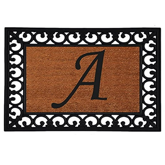 Calloway Mills Monogram Insert Outdoor Doormat 19" x 25" (LETTER A)