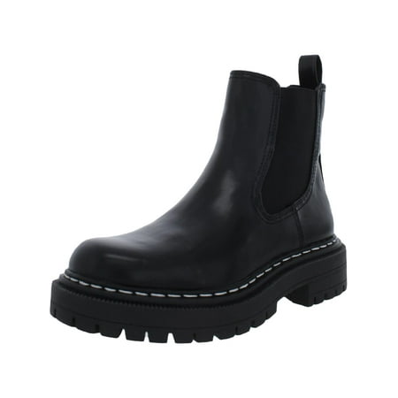 

Circus by Sam Edelman Womens Effie Faux Leather Round Toe Chelsea Boots