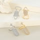 thumbnail image 3 of Anillos elegantes de cobre Qarigey moda lujo, 3 of 6