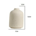 thumbnail image 2 of ACDANC 0.04 Inches Housewarming Gift Nordic Flower Vases Beige Ceramic Mantel Home Decor Ceramic Vase, 2 of 7