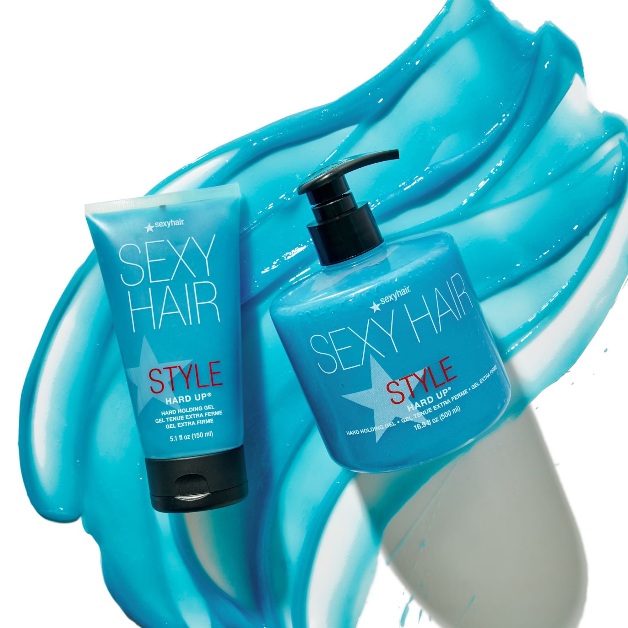 Style Sexy Hair Hard Up Holding Gel 5.1 oz (9 Shine + 10 Hold)