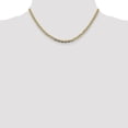 thumbnail image 6 of Solid Gold 14K 4mm Tri-color Pav Valentino with Lobster Lock Chain - 16", 6 of 9