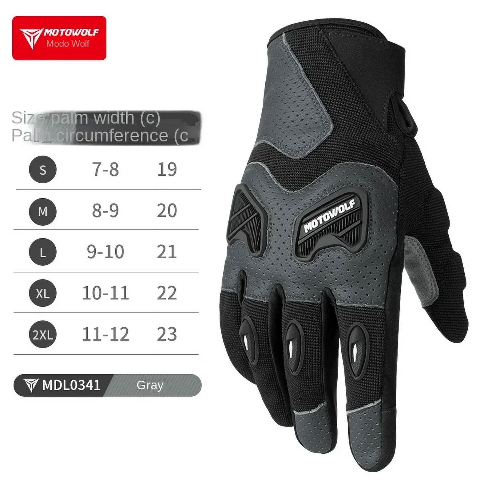 Motowolf Motorcycle Gloves For Autumn And Summer Anti Fall Off-road Racing Men's And Women's Breathable Touch Screen Gloves