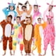thumbnail image 2 of Pijamas de unicornio para niños, monos de punto para niños, monos de animales para bebés, monos de franela kigurumi para niños, monos cálidos de invierno, 2 of 5