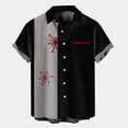 thumbnail image 4 of Playeras De Hombre Camiseta Informal De Verano De Manga Corta Con Cuello Redondo Y Estampado De Letras Y Caras Para Hombre, 4 of 4