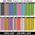 Non-Machinable Double Line Letter Mail Package Sticker Pack - Gloss ...