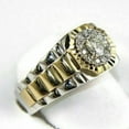 thumbnail image 3 of Halo 2Ct Round Cut Lab-Created Men's Engagement Ring 14K Yellow Gold Plated, 3 of 3