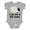AC-Heather Grey, variant on Religious Lamb Christian Childs Boys or Girls Baby Bodysuit
