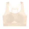 thumbnail image 4 of Wuxian Little Girls Bralette Crop Top Bra Seamless Sports Bra Training Bras Wireless Light Padded Bralette Lightweight Seamless Kids Underwear,Yellow, 4 of 4