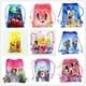 thumbnail image 2 of 1 pieza Disney Cars Mickey Minnie Coco Sofia Frozen Six Princess Winnie Bolsa de compras no tejida Mochila con cordón Suministros para fiestas, 2 of 5