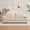 Beige, variant on 90" Oversized Mid-Century Chenille Cloud Couch – Deep Seat 3-Seater Sofa with USB Charging Ports, Side Pockets & Wood/Iron Frame, Grey