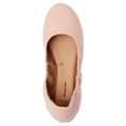 thumbnail image 2 of Time and Tru Women's Scrunch Ballet Flats, Wide Width Available, 2 of 5