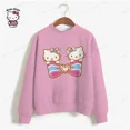 thumbnail image 2 of Sudadera con capucha de HELLO KITTY para mujer, ropa de calle con estampado de manga larga, estilo Harajuku, para otoño e invierno, 2 of 5