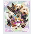 thumbnail image 3 of Cute Puppies and Dogs Pop Art Collage Mens Shirt Puppies Galore Tee, 3 of 6