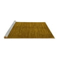 thumbnail image 2 of Ahgly Company Machine Washable Indoor Square Abstract Yellow Modern Area Rugs, 6' Square, 2 of 4