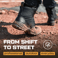thumbnail image 7 of Maelstrom Military Tactical Work Waterproof Boots with Side Zipper, Black, Size 13M, 7 of 7