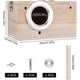 thumbnail image 2 of Bird Nesting Box Wooden Bird Nesting Box Parrot Nesting Box Standing Perch for Small Birds Such as, 2 of 5