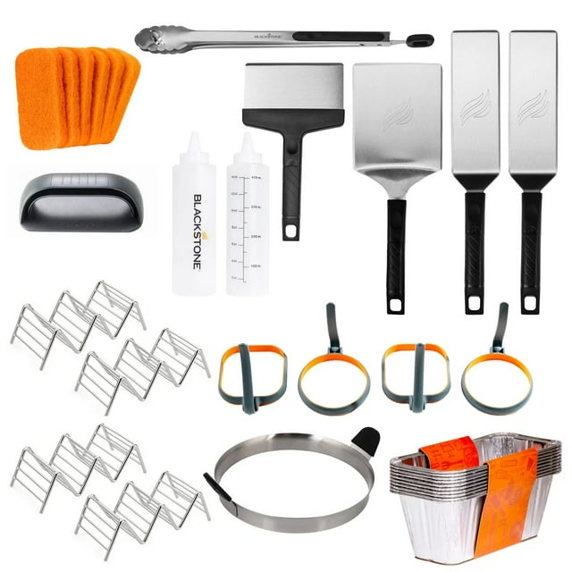 Blackstone Ensemble d'Accessoires pour Plaque de Cuisson, 30 Pcs