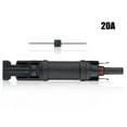 thumbnail image 1 of Solar Panel Fuse Holder And Fuse 20A Waterproof Inline PV Fuse Holder 1000VDC, 1 of 4