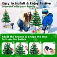 thumbnail image 3 of Qoosea 2 Pack Christmas Decorations Outdoor, 31 inch Solar Christmas Tree Lights Outside Decorations, Solar Lights Waterproof with 3 Box for Garden Pathway Cemetery Decor, 3 of 11