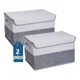 thumbnail image 1 of Cajas De Almacenamiento Plegables De Lino De Alta Calidad XianweiShao 9024715010353, 1 of 5