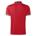 thumbnail image 3 of Njoeus Gym Tops Men's Tee-Shirts Men's Color Block Short Sleeve Dress Shirt Button Slim Fits Work Office Business T-Shirt Casual Golfs Shirt M-3Xl Graphic Tees, 3 of 4