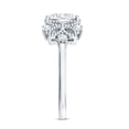 thumbnail image 3 of Nature Inspired Lab Diamond Engagement Ring - EF-VS Quality Certified - 1 Carat - with Jewelry Box, 925 Sterling Silver, US 4.00, 3 of 8