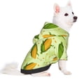 thumbnail image 2 of Fotbe Fresh Corn Sudadera con Estampado para Perros Pequeños – Suéter con Capucha para Mascotas, Tela Suave de Forro Polar con Bolsillo-X-Large, 2 of 7