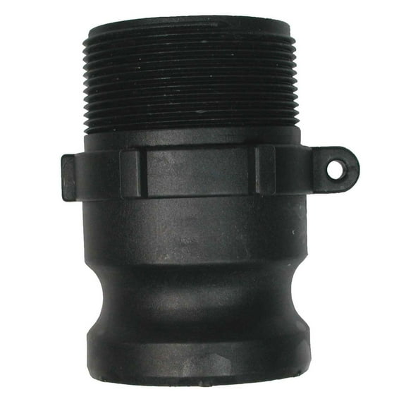 1"" Polypropylene Camlock Fitting - Male Coupler x MPT Thread
