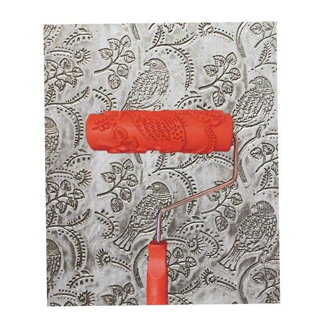 Rodillo para en relieve de 7" Funda para pincel para paredes con mango - , S Zulema Rodillo para pintar en relieve
