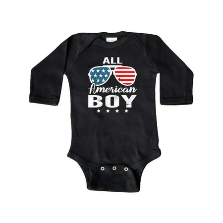 

Inktastic All American Boy USA Parade Gift Baby Boy Long Sleeve Bodysuit