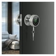 thumbnail image 1 of Door Lock, Fingerprint Lock Smart Tuya Knob Door Lock Support Key Password APP Unlock Rechargeable Battery ,Easy to Install, 1 of 7