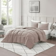 thumbnail image 6 of Casa Platino Comforter Queen Size Set – Ultra Soft & Cozy Brushed Microfiber Queen Size Bedding Set - Comfy Comforter Set Queen - Includes Queen Comforter & 2 Queen Pillow Shams – Sepia Rose, 6 of 9