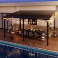 thumbnail image 7 of NETAJE 10'x14' Outdoor Metal Gazebo, Hardtop Wall Mounted Gazebo & Pergola with Metal Sloping Roof, for Backyard, Deck, Patio, 7 of 7