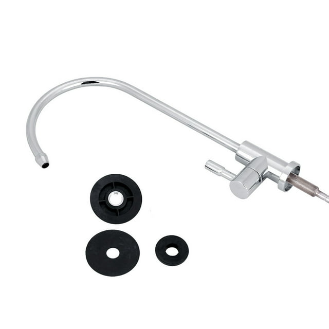 Vobor 1/4'' Robinet en Alliage de Zinc Filtre à Eau Potable Chrome