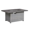 thumbnail image 2 of Deko Living 4 Place Seating Tricarico Outdoor Aluminum Sofa Conversation Set with Propane Gas Firepit Table, 2 of 9
