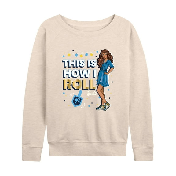 Barbie - Holidays & Christmas - Hanukkah This Is How I Roll - Women's Lightweight French Terry Long Sleeve Shirt