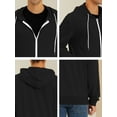 thumbnail image 6 of Lars Amadeus Jacket for Men Zip up Hoodies Long Sleeves Solid Knit Sweatshirt Jackets, 6 of 6