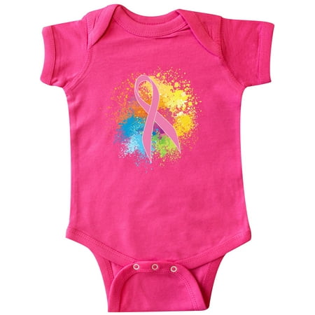 

Inktastic Breast Cancer Awareness Ribbon Art Gift Baby Girl Bodysuit