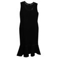 thumbnail image 1 of Akris Robe midi Sans Manches à Rayures illusion Punto Noire pour Femme - 6, 1 of 2