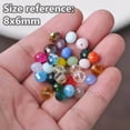 thumbnail image 3 of U8MO 60pcs 8mm Rondelle Faceted Crystal Glass Loose Spacer Beads lot Jewelry Findings-#1 Clear, 3 of 9