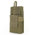 thumbnail image 2 of LJNYFDC Sac de Transport pour Talkie-Walkie Système MOLLE Imperméable Résistant aux Déchirures Bouton Pression Support de Randonnée à Main, 2 of 7