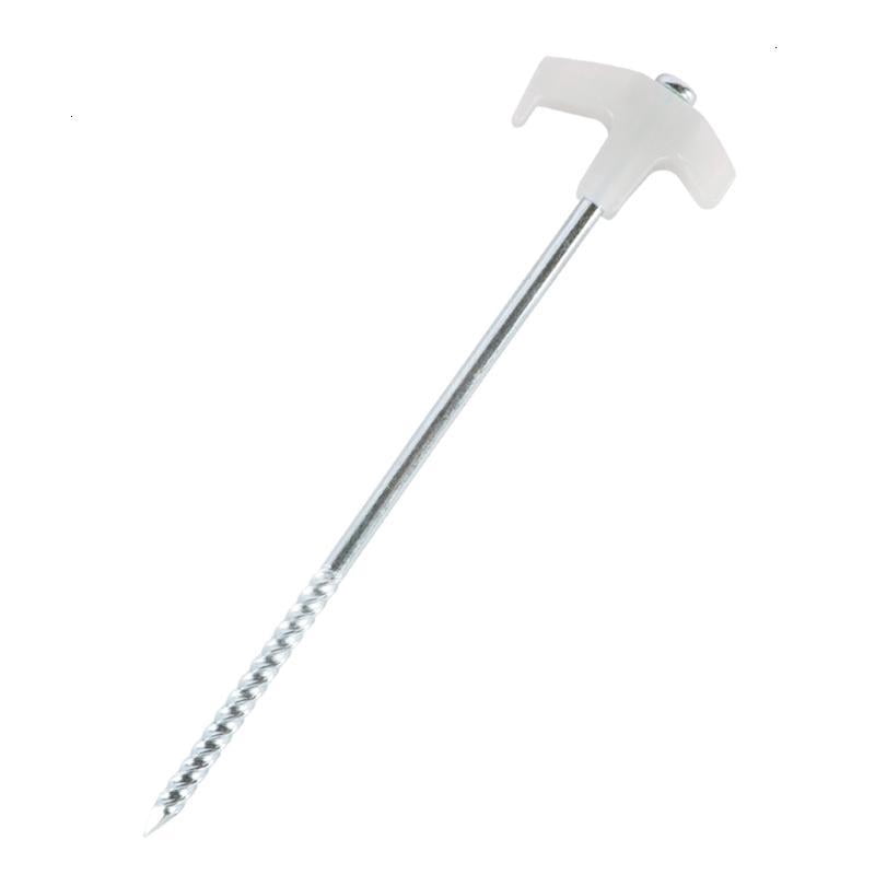 CEORPER 4/8/10Pcs Florescent Campings Tent Peg Outdoor Ground Pin Long Screw Stakes