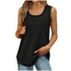 thumbnail image 1 of Tops occidentales para mujer,Camiseta de mujer, manga corta, cuello redondo, poliéster, informal, color liso, para estar en casa, sopatenor, 1 of 7