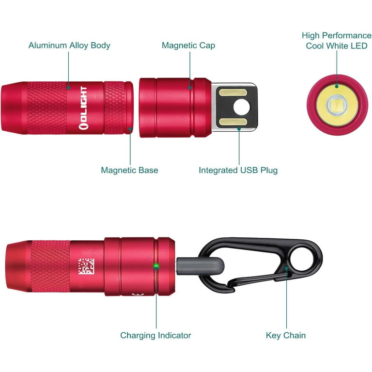 OLIGHT IMINI 2 EDC Rechargeable Keychain Flashlight, 50 Lumens