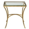 thumbnail image 5 of Uttermost Alayna Contemporary Metal and Glass End Table in Gold, 5 of 5