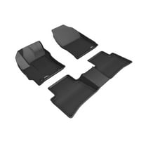 3D MAXpider Custom Fit Kagu Floor Mat (Black) Compatible with Toyota Corolla Sedan 2020-2025 - R1 R2