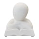 thumbnail image 1 of Escultura artística abstracta de estatuilla, decoración del hogar, acentos, regalos, adorno de porcelana Blanco Lectura, 1 of 8