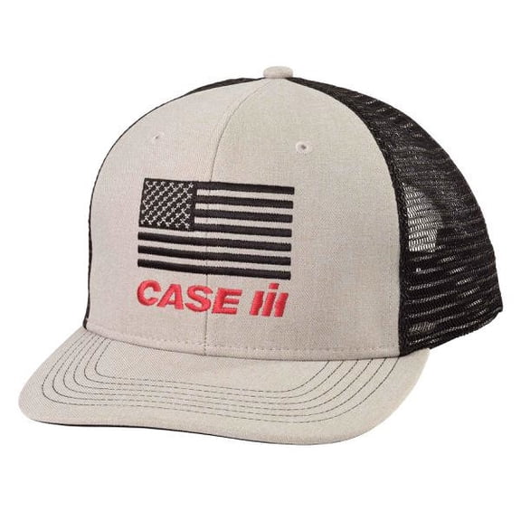 469193 Case IH American Flag Cap with Black Mesh Back 694712